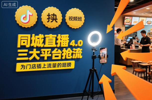 同城直播实操班4.0，三大平台抢流，为门店插上流量的翅膀凯哥轻创网-轻创网-创业网-网创项目资源站-副业项目-创业项目-搞钱项目凯哥轻创网