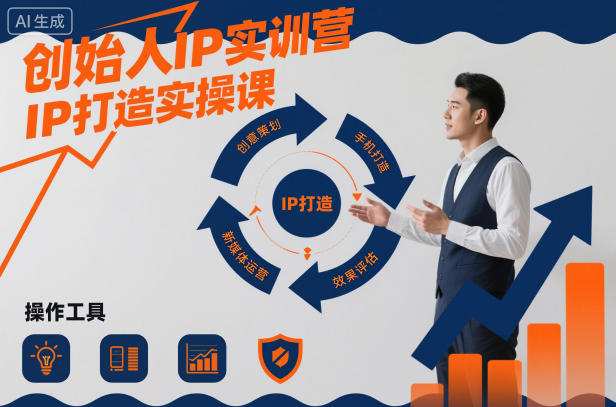 创始人IP实训营，IP打造实操课凯哥轻创网-轻创网-创业网-网创项目资源站-副业项目-创业项目-搞钱项目凯哥轻创网