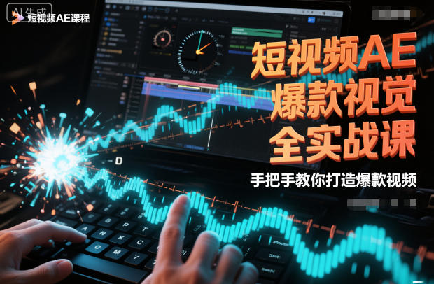 短视频AE爆款视觉全实战课，手把手教你打造爆款视频凯哥轻创网-轻创网-创业网-网创项目资源站-副业项目-创业项目-搞钱项目凯哥轻创网
