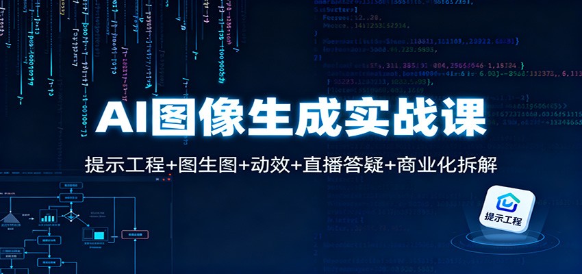 AI图像生成实战课：提示工程+图生图+动效+直播答疑+商业化拆解凯哥轻创网-轻创网-创业网-网创项目资源站-副业项目-创业项目-搞钱项目凯哥轻创网