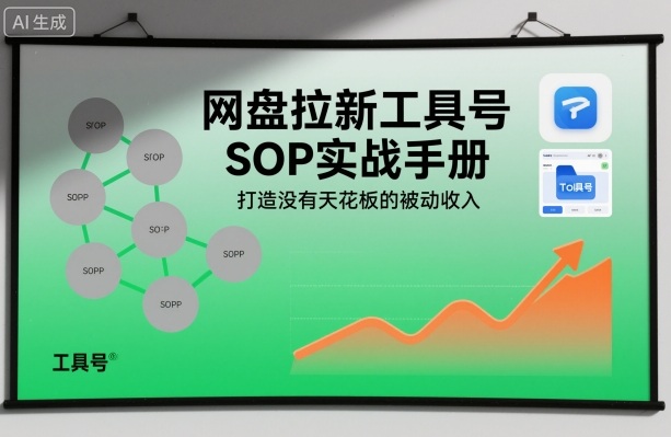 网盘拉新工具号SOP实战手册，打造没有天花板的被动收入凯哥轻创网-轻创网-创业网-网创项目资源站-副业项目-创业项目-搞钱项目凯哥轻创网