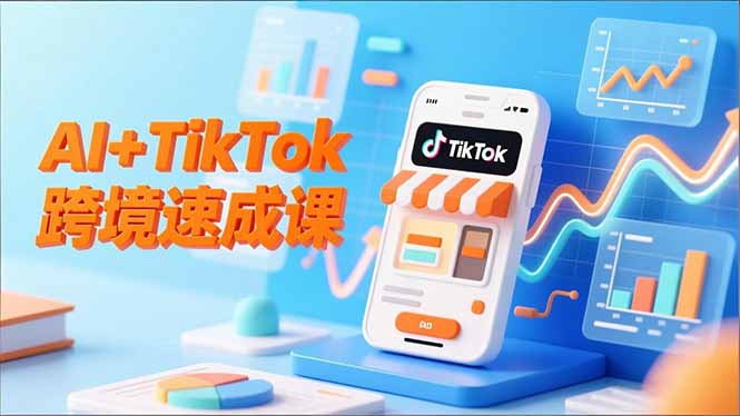 （16745期）AI+TikTok跨境速成课，智能翻译、店铺定位、流程拆解，7天高效上线运营凯哥轻创网-轻创网-创业网-网创项目资源站-副业项目-创业项目-搞钱项目凯哥轻创网
