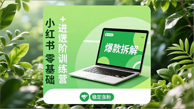 （16801期）小红书零基础+高阶训练营：安全养号、爆款拆解、长效运营，实现稳定涨粉与变现凯哥轻创网-轻创网-创业网-网创项目资源站-副业项目-创业项目-搞钱项目凯哥轻创网