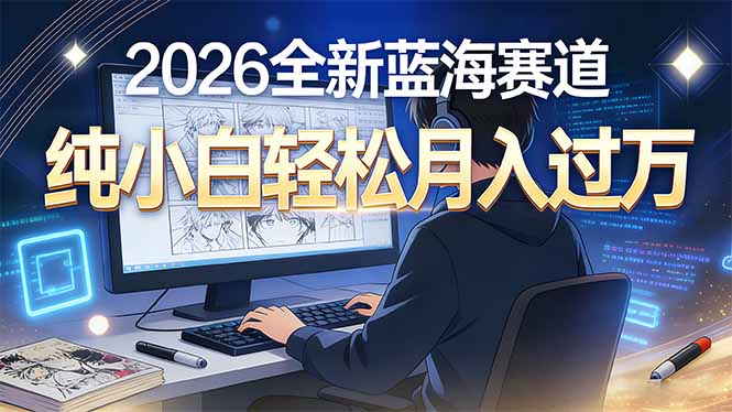 （16781期）2026年全新蓝海赛道，纯小白轻松月入过万凯哥轻创网-轻创网-创业网-网创项目资源站-副业项目-创业项目-搞钱项目凯哥轻创网