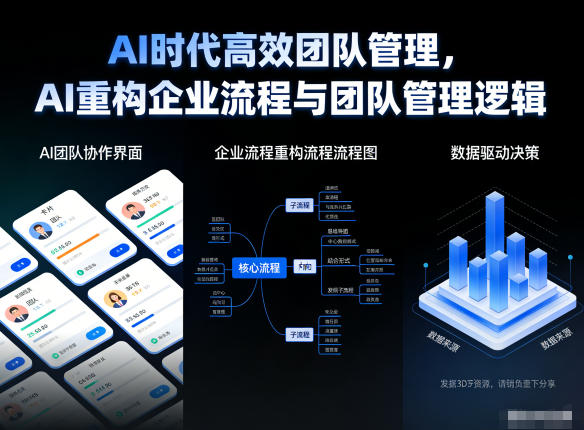 AI时代高效团队管理，AI重构企业流程与团队管理逻辑凯哥轻创网-轻创网-创业网-网创项目资源站-副业项目-创业项目-搞钱项目凯哥轻创网