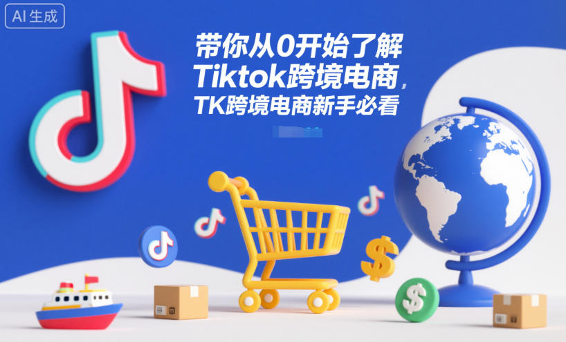 带你从0开始了解Tiktok跨境电商，TK跨境电商新手必看凯哥轻创网-轻创网-创业网-网创项目资源站-副业项目-创业项目-搞钱项目凯哥轻创网