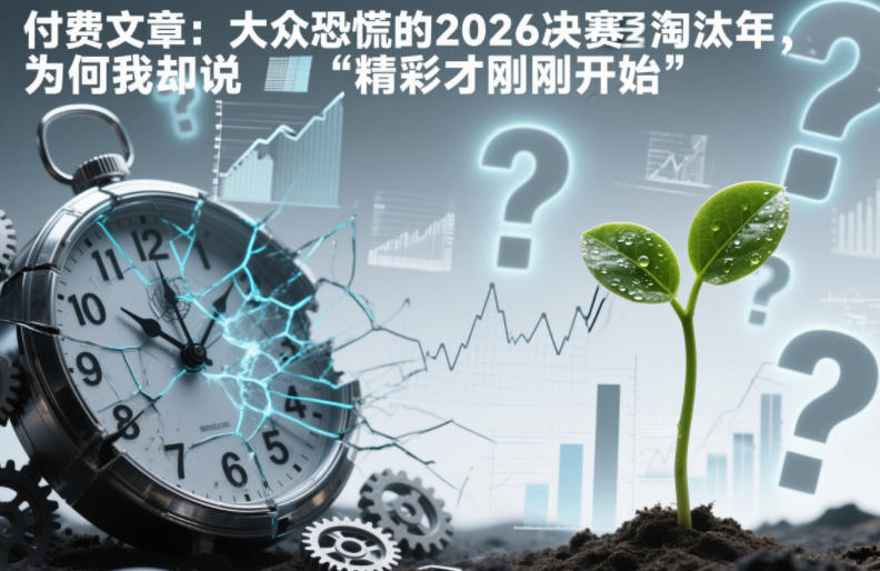 付费文章：大众恐慌的2026决赛淘汰年，为何我却说“精彩才刚刚开始”？凯哥轻创网-轻创网-创业网-网创项目资源站-副业项目-创业项目-搞钱项目凯哥轻创网