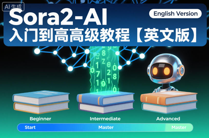 Sora2-AI入门到高级教程【英文版】凯哥轻创网-轻创网-创业网-网创项目资源站-副业项目-创业项目-搞钱项目凯哥轻创网