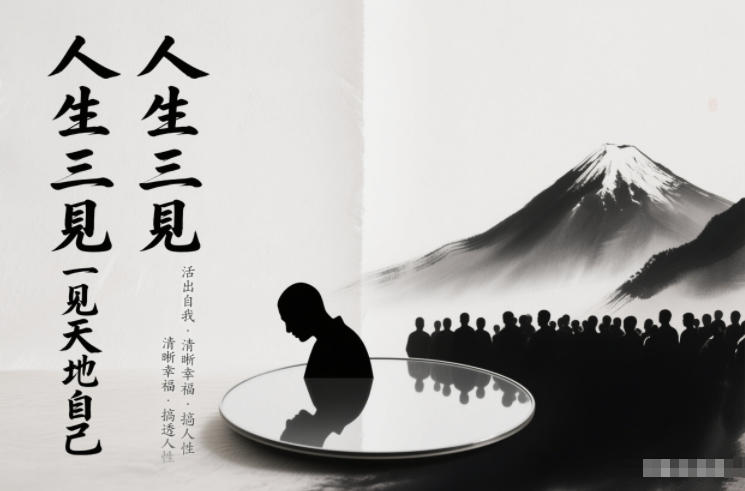 人生三见一见天地见众生见自己，活出自我拥有清晰幸福人生，搞透人性凯哥轻创网-轻创网-创业网-网创项目资源站-副业项目-创业项目-搞钱项目凯哥轻创网