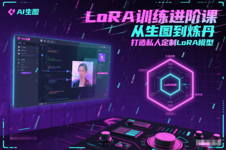 LoRA训练进阶课，从生图到炼丹，打造私人定制LoRA模型凯哥轻创网-轻创网-创业网-网创项目资源站-副业项目-创业项目-搞钱项目凯哥轻创网