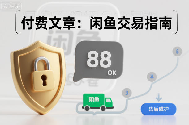 付费文章：闲鱼交易指南，怎么才能降低被坑被马扁的概率凯哥轻创网-轻创网-创业网-网创项目资源站-副业项目-创业项目-搞钱项目凯哥轻创网