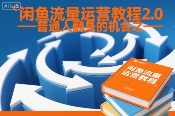 闲鱼流量运营教程2.0——普通人翻身的机会之一凯哥轻创网-轻创网-创业网-网创项目资源站-副业项目-创业项目-搞钱项目凯哥轻创网