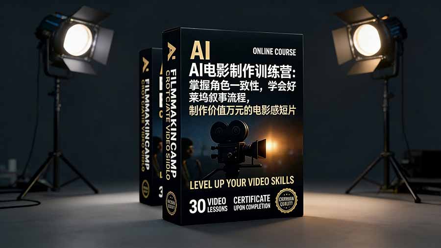 （17223期）AI电影制作训练营：掌握角色一致性，学会好莱坞叙事流程，制作价值万元的电影感短片凯哥轻创网-轻创网-创业网-网创项目资源站-副业项目-创业项目-搞钱项目凯哥轻创网