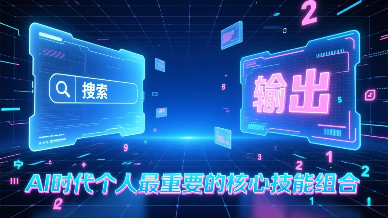 （17074期）付费文章：AI时代个人最重要的核心技能组合：“输出能力”和“搜索能力”凯哥轻创网-轻创网-创业网-网创项目资源站-副业项目-创业项目-搞钱项目凯哥轻创网