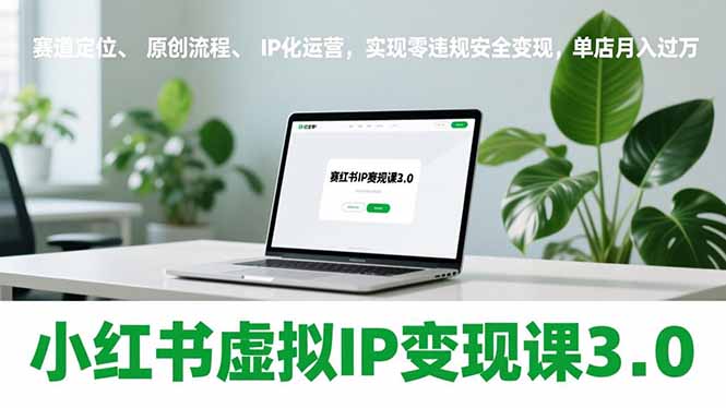 (17029期)小红书虚拟IP变现课3.0,赛道定位、原创流程、IP化运营,实现零违规安全变现,单店月入过万凯哥轻创网-轻创网-创业网-网创项目资源站-副业项目-创业项目-搞钱项目凯哥轻创网