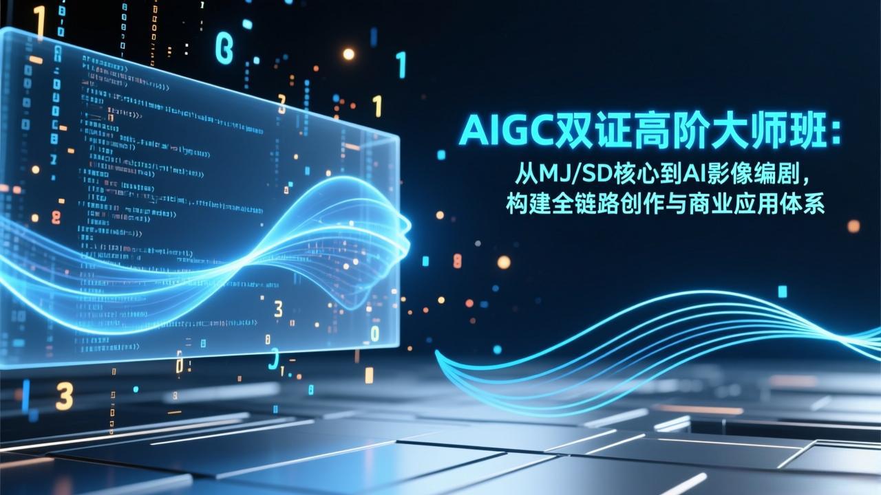 （17198期）AIGC双证高阶大师班：从MJ/SD核心到AI影像编剧，构建全链路创作与商业应用体系凯哥轻创网-轻创网-创业网-网创项目资源站-副业项目-创业项目-搞钱项目凯哥轻创网