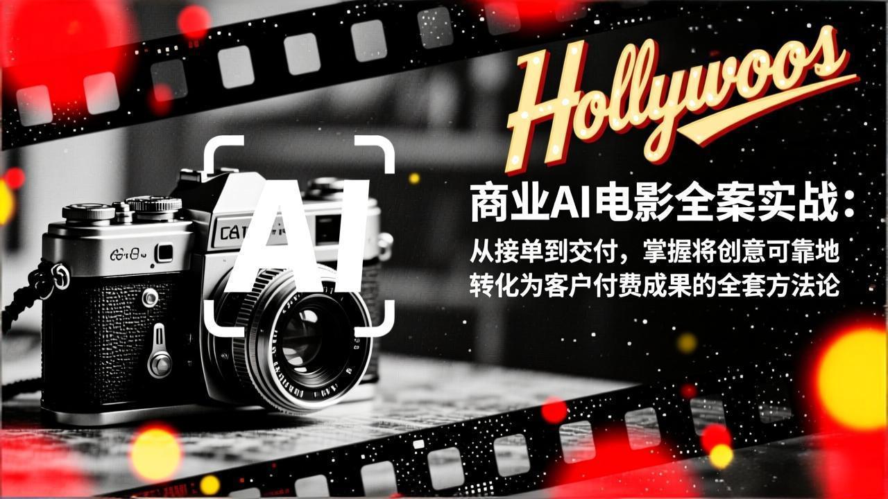 （17092期）商业AI电影全案实战：从接单到交付，掌握将创意可靠地转化为客户付费成果的全套方法论凯哥轻创网-轻创网-创业网-网创项目资源站-副业项目-创业项目-搞钱项目凯哥轻创网