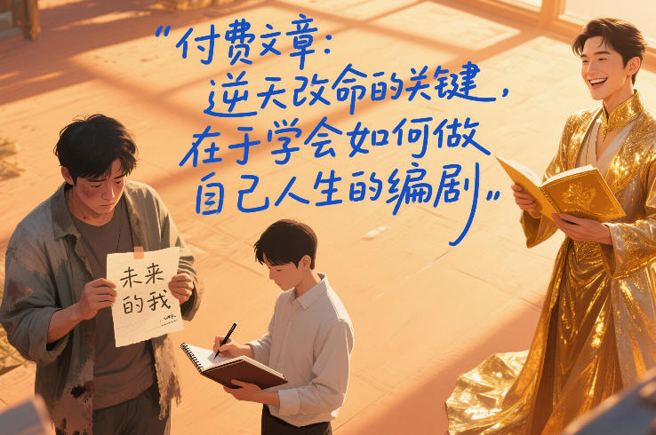 付费文章：逆天改命的关键，在于学会如何做自己人生的编剧凯哥轻创网-轻创网-创业网-网创项目资源站-副业项目-创业项目-搞钱项目凯哥轻创网