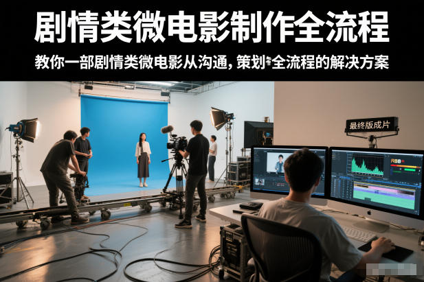 剧情类微电影制作全流程，教你一部剧情类微电影从沟通，策划到拍摄制作全流程的解决方案凯哥轻创网-轻创网-创业网-网创项目资源站-副业项目-创业项目-搞钱项目凯哥轻创网