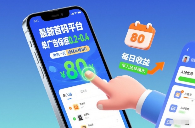 最新首码平台，单广告保底0.2-0.4，单机一天轻松撸80，早入场早賺米【揭秘】凯哥轻创网-轻创网-创业网-网创项目资源站-副业项目-创业项目-搞钱项目凯哥轻创网