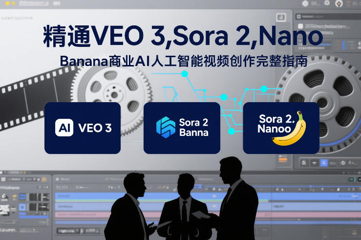 精通VEO 3，Sora 2，Nano Banana商业AI人工智能视频创作完整指南凯哥轻创网-轻创网-创业网-网创项目资源站-副业项目-创业项目-搞钱项目凯哥轻创网