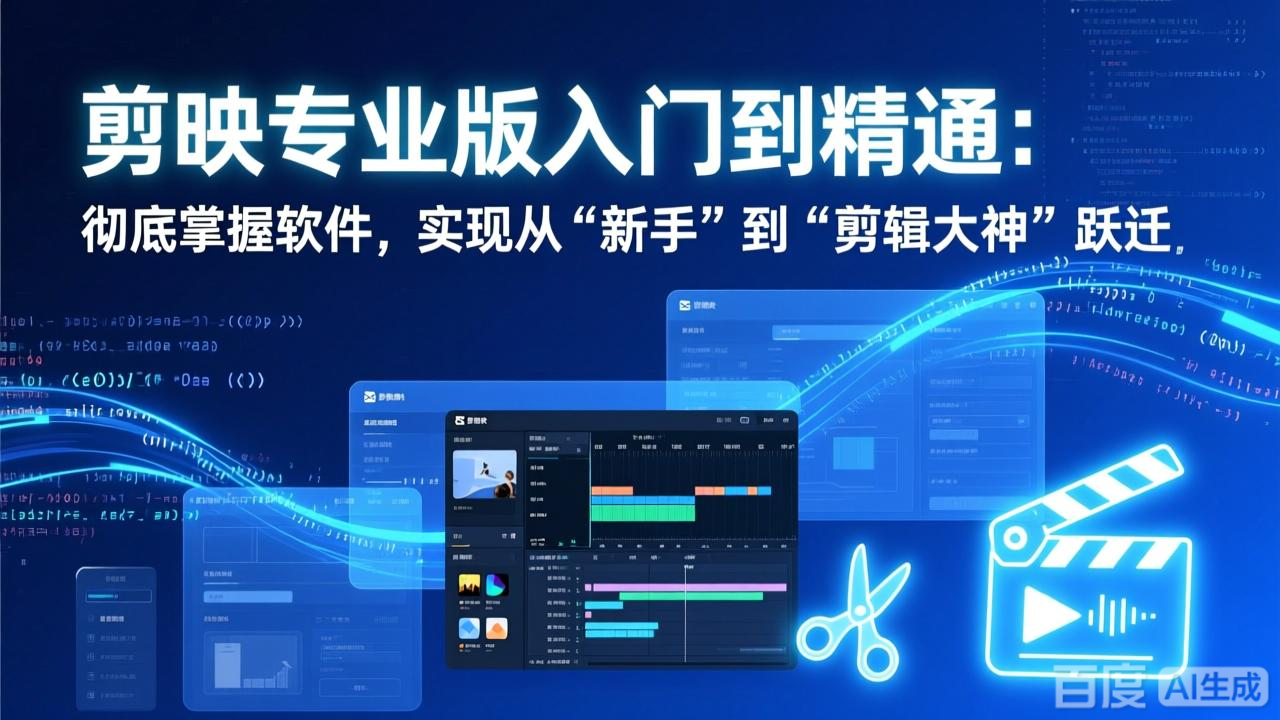 （17321期）剪映专业版入门到精通：彻底掌握软件，实现从“新手”到“剪辑大神”跃迁凯哥轻创网-轻创网-创业网-网创项目资源站-副业项目-创业项目-搞钱项目凯哥轻创网