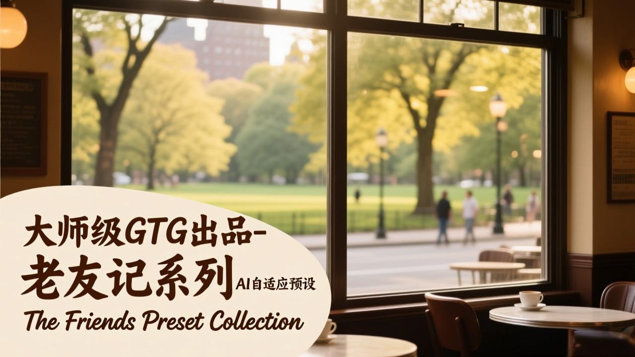 （17403期）大师级GTG出品-老友记系列AI自适应预设The Friends Preset Collection凯哥轻创网-轻创网-创业网-网创项目资源站-副业项目-创业项目-搞钱项目凯哥轻创网