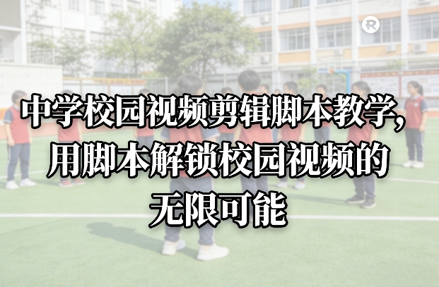 中学校园视频剪辑脚本教学，用脚本解锁校园视频的无限可能凯哥轻创网-轻创网-创业网-网创项目资源站-副业项目-创业项目-搞钱项目凯哥轻创网