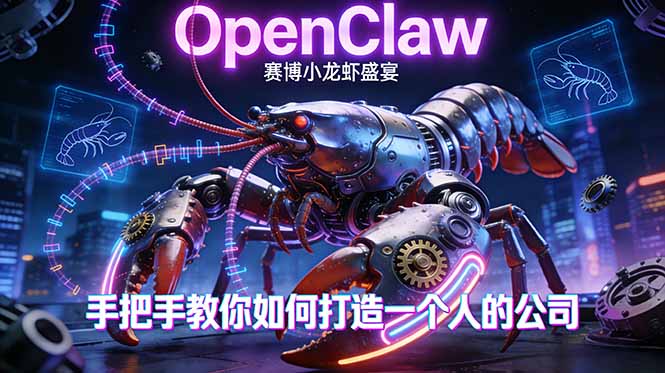 （17684期）OpenClaw，小龙虾-从产品到爆款的成长之路，手把手教你如何打造一个人的公司凯哥轻创网-轻创网-创业网-网创项目资源站-副业项目-创业项目-搞钱项目凯哥轻创网