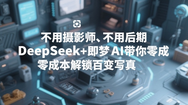 不用摄影师、不用后期，DeepSeek+即梦AI带你零成本解锁百变写真！凯哥轻创网-轻创网-创业网-网创项目资源站-副业项目-创业项目-搞钱项目凯哥轻创网