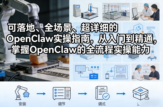 可落地、全场景、超详细的OpenClaw实操指南，从入门到精通，掌握OpenClaw的全流程实操能力凯哥轻创网-轻创网-创业网-网创项目资源站-副业项目-创业项目-搞钱项目凯哥轻创网